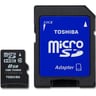 Toshiba Micro-SDHC Card With Adaptor C08GJ6A 8GB