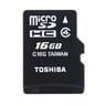 بطاقة توشيبا مايكرو إس دي - 16 جيجا بايت - C16GJ6A