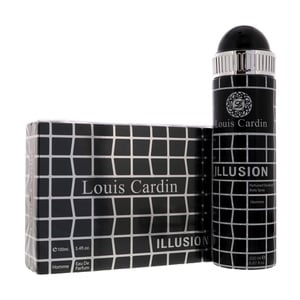 Louis Cardin Illusion EDP 100 ml + Deo 200 ml