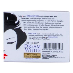 Kojie San Dream White Anti Aging Cream With Sunscreen 30 g