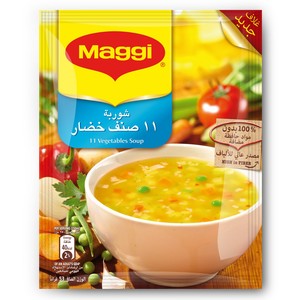 اشتري قم بشراء ماجي شوربة 11 صنف خضار 53 جم Online at Best Price من الموقع - من لولو هايبر ماركت CookUp Soups في السعودية
