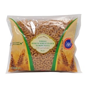 KFMBC Whole Durum Wheat Flour Elbow Pasta No.23 400g
