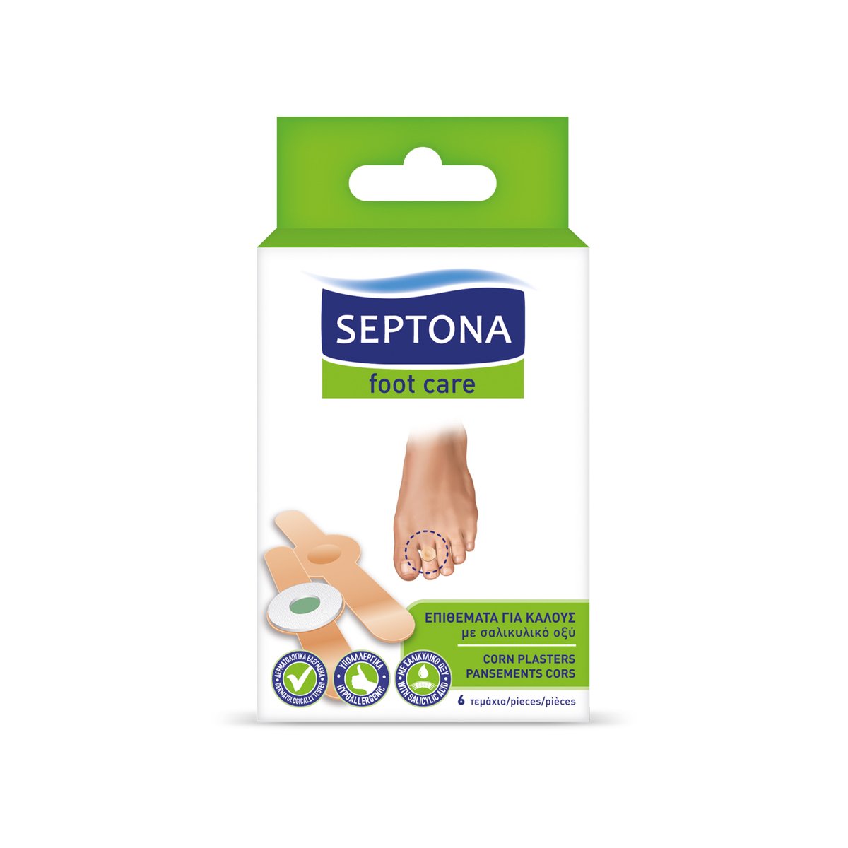 Septona Foot Care Corn Plasters 6pcs