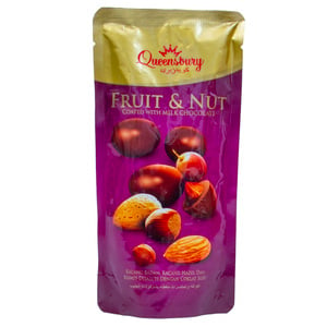 Queensbury Fruit & Nut Coated With Milk Chocolate 90 g