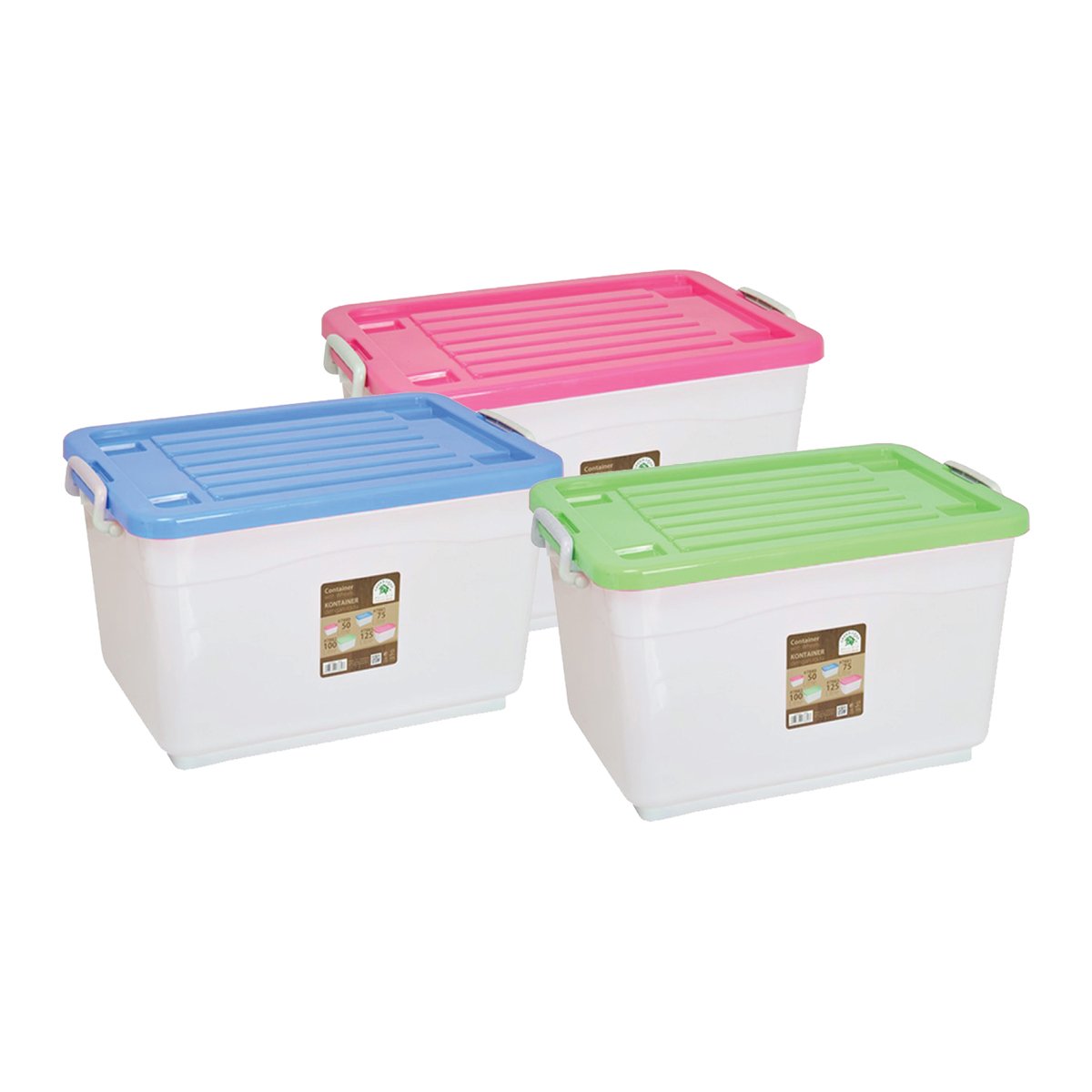 Green Leaf Plastic Container Sierra 50L 7880