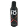 Code 10 Perfume Intense Deodorant Spray 150ml