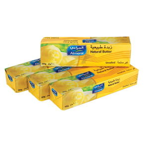 Almarai Natural Butter Unsalted Value Pack 4 x 100 g