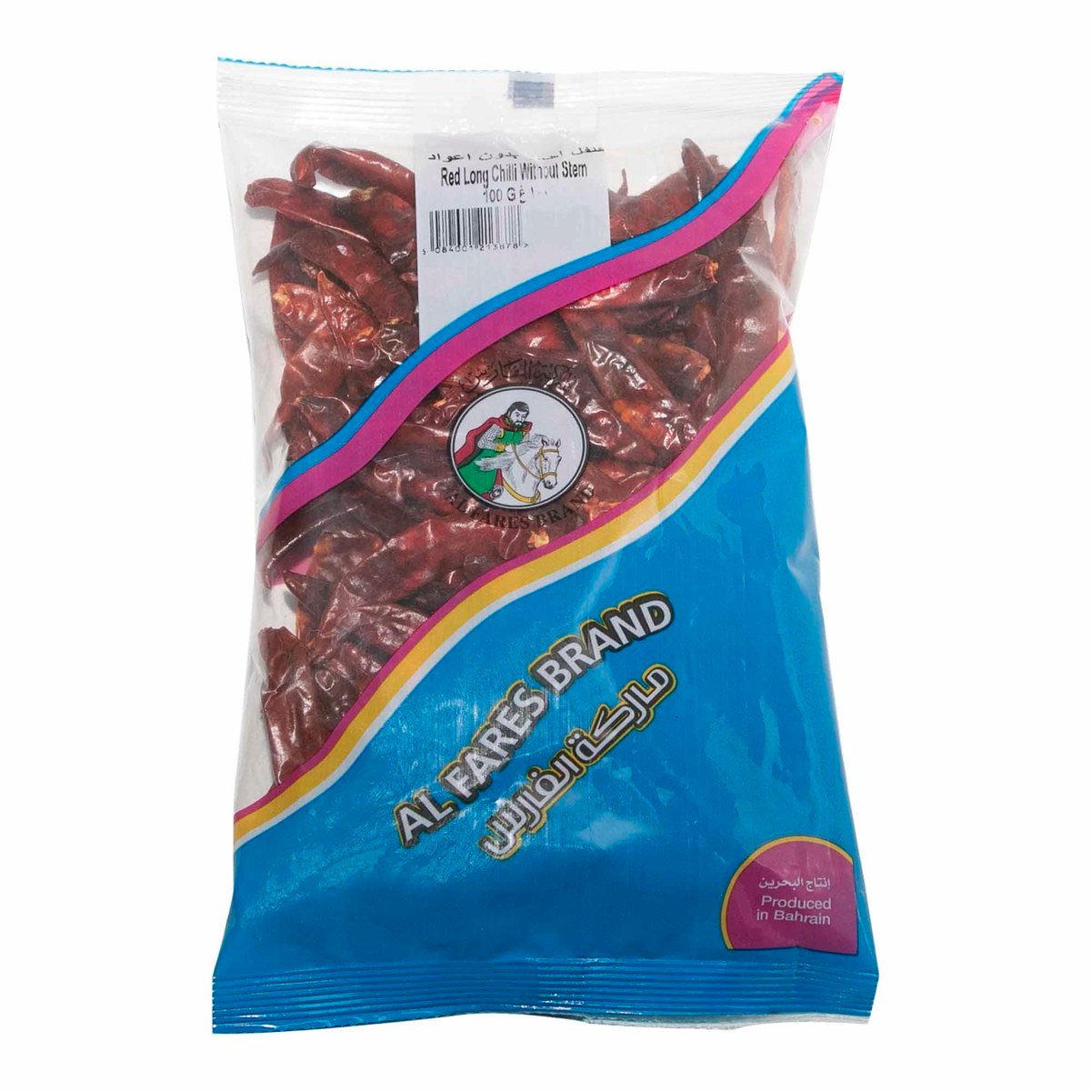 Al Fares Red Long Chilli Without Stem 100g