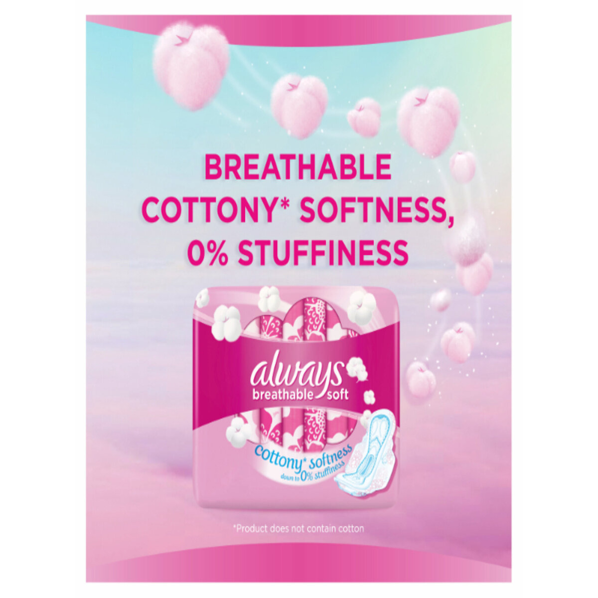 Always Breathable Soft Maxi Thick Large Sanitary Pads With Wing 10pcs
