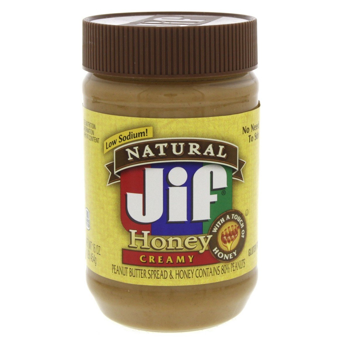 Jif Honey Creamy Peanut Butter Spread 454 g