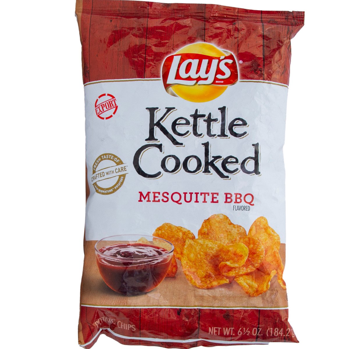 Lay's Kettle Cooked Mesquite BBQ Flavoured Potato Chips 184.2 g