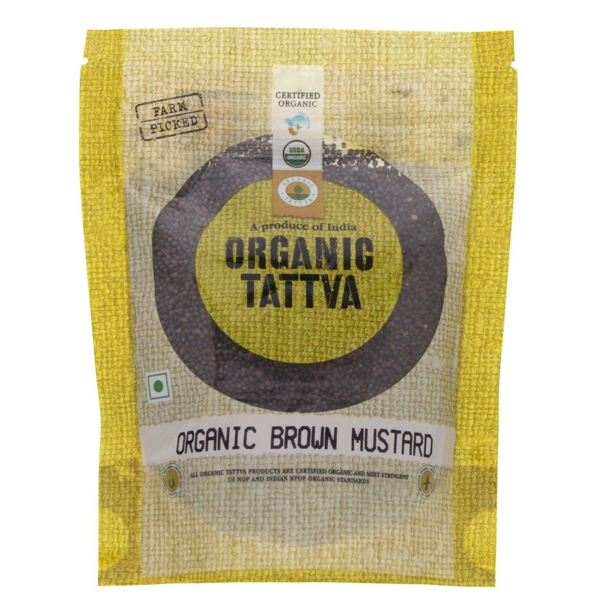 Organic Tattva Organic Brown Mustard 100 g