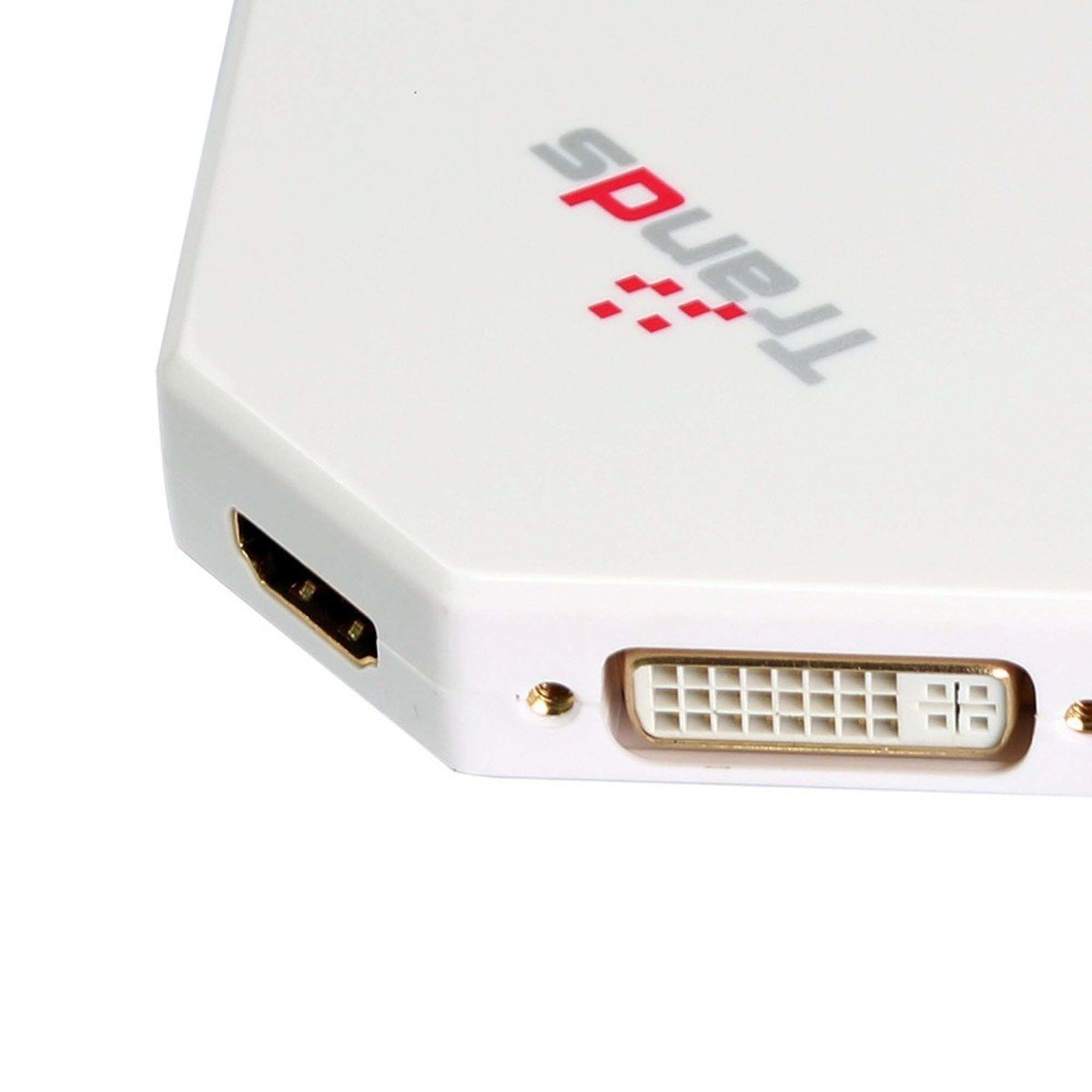 Trands Mini Display Port To HDMI VGA And DVI Female Adapter Cable CA6883