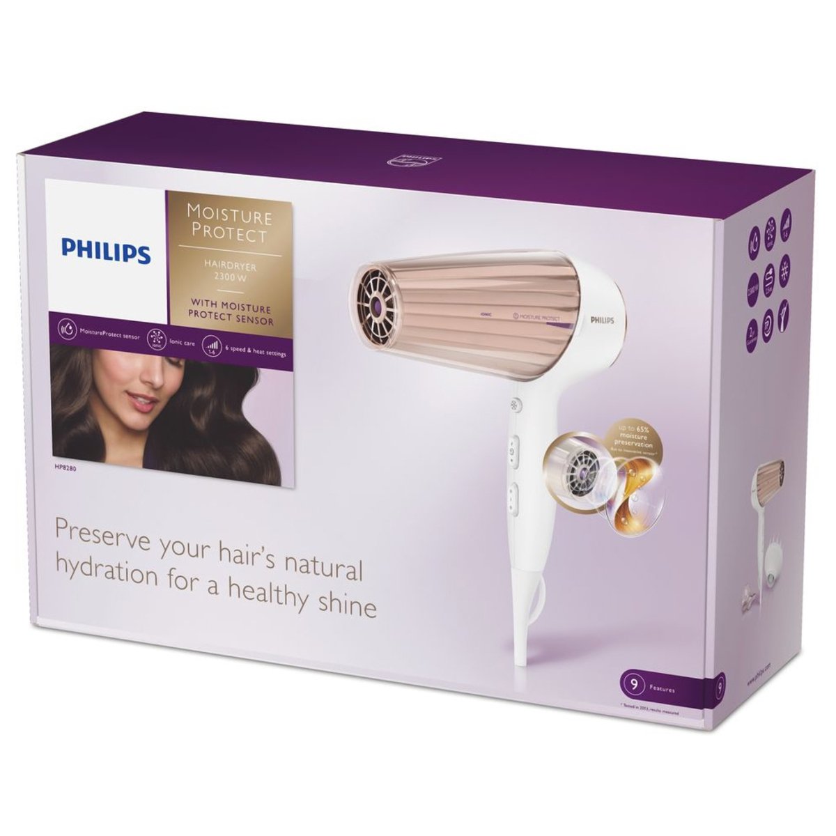 Philips Moisture Protect Hair Dryer HP8280/03   