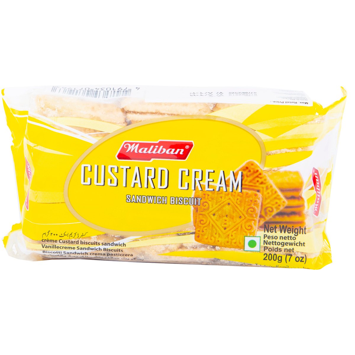 Maliban Custard Cream Sandwich Biscuit 200 g