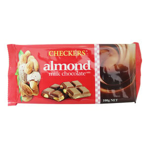 Checkers Bar Almond Milk 100g