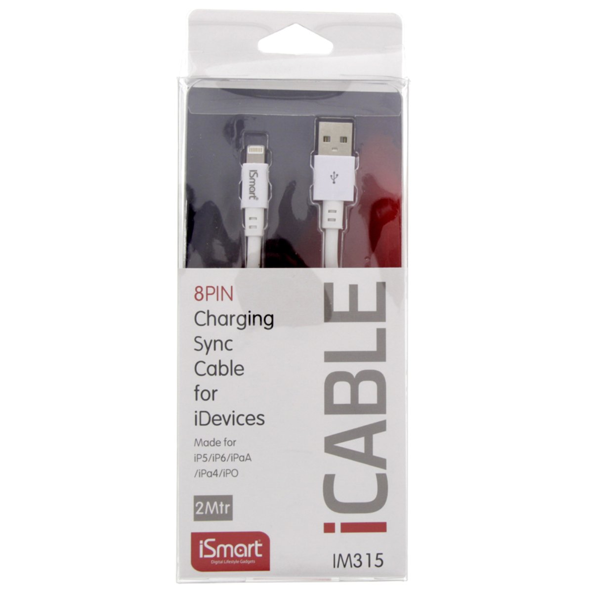 I Smart iPhone Lighting Cable IM315 2M