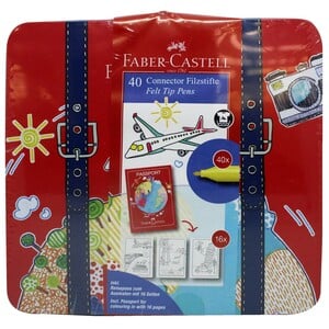 Faber-Castell 40 Connector Filzstifte Box 155535