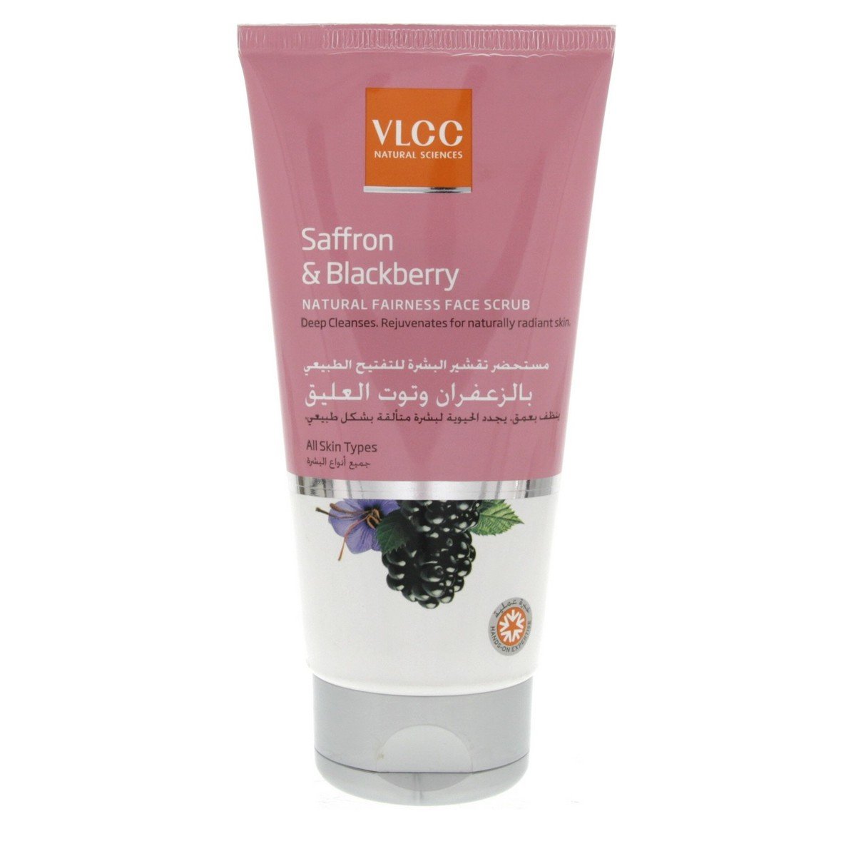 VLCC Saffron and Blackberry Natural Fairness Face Scrub 150 ml