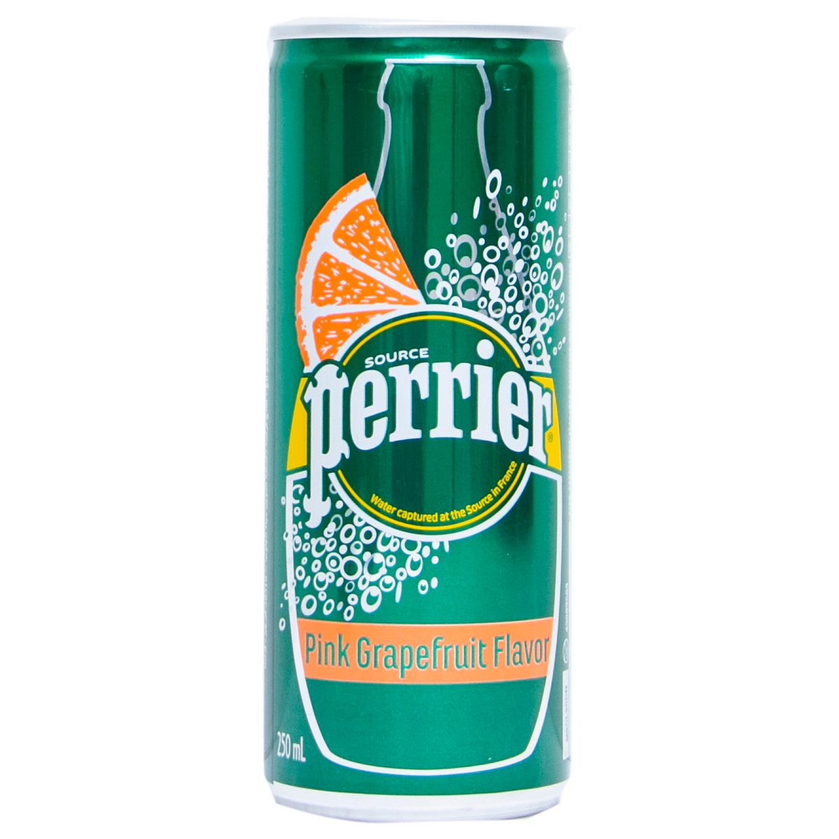 Perrier Pink Grapefruit Flavored Carbonated Mineral Water 250 ml