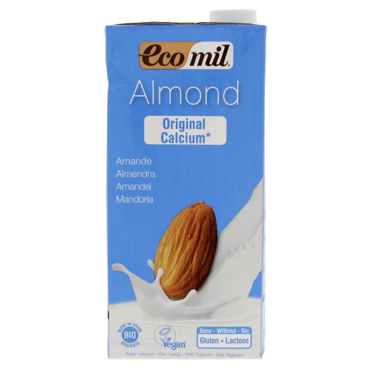 Ecomil Organic Almond Drink Original With Calcium 1 Litre