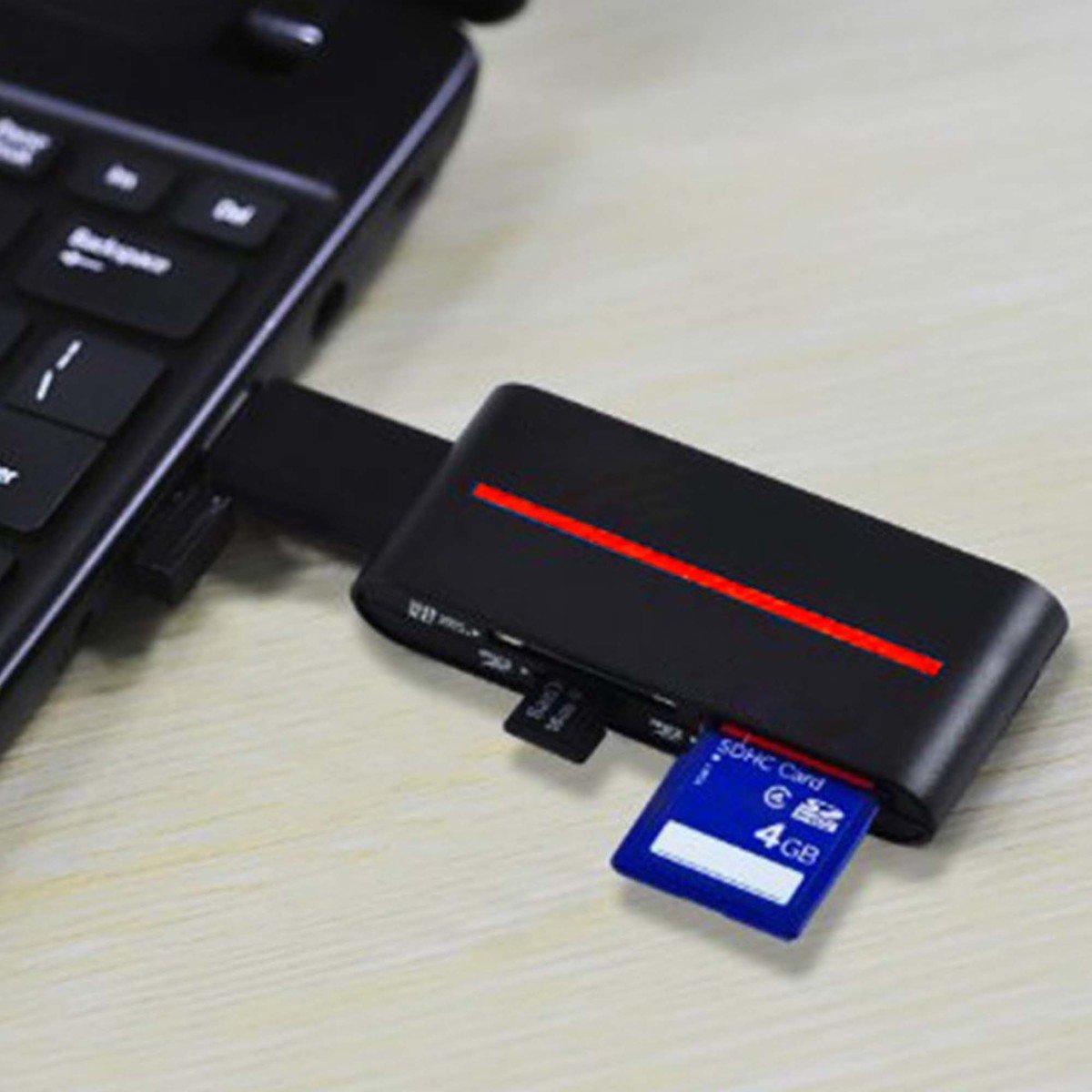 Trands All In One Card Reader With USB 3.0 Connector Cable CR9819