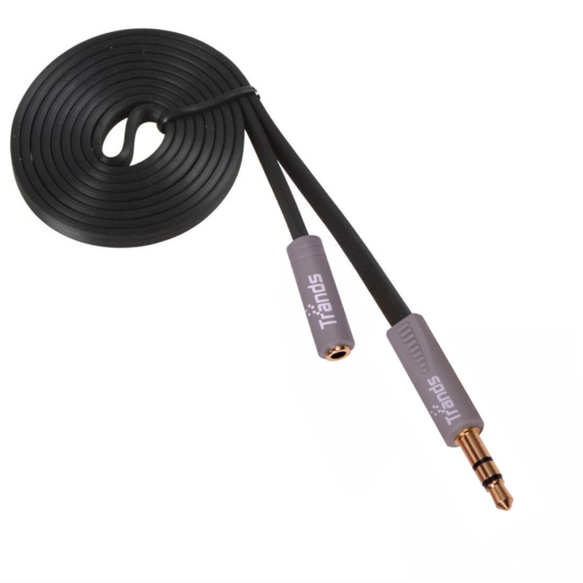 Trands 3.5mm Male Jack To 3.5mm Female Socket Aux Extension Cable, 3 Meters CA3441