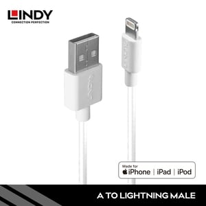 Lindy Cable Ligthning 8 pin USB White 0.5m K