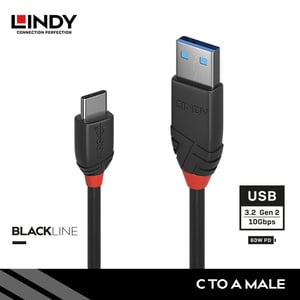 Lindy Cable Anthra 0.5m USB 3.1 K