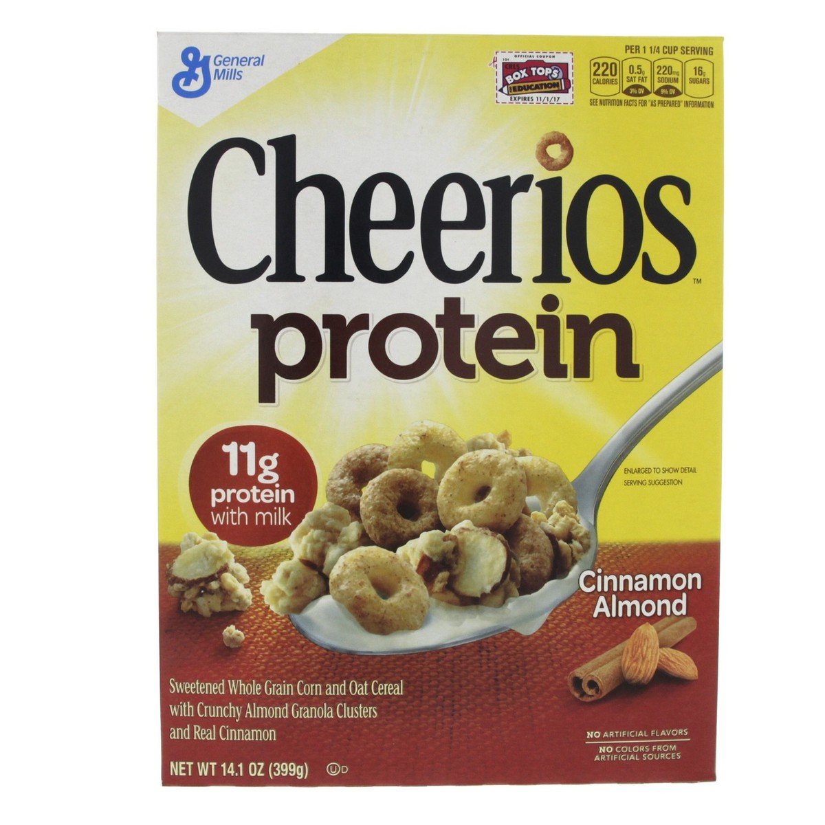General Mills Cheerios Protein Cinnamon Almond 399 g
