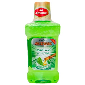 Dabur Mouthwash Miswak Mint Fresh 250 ml