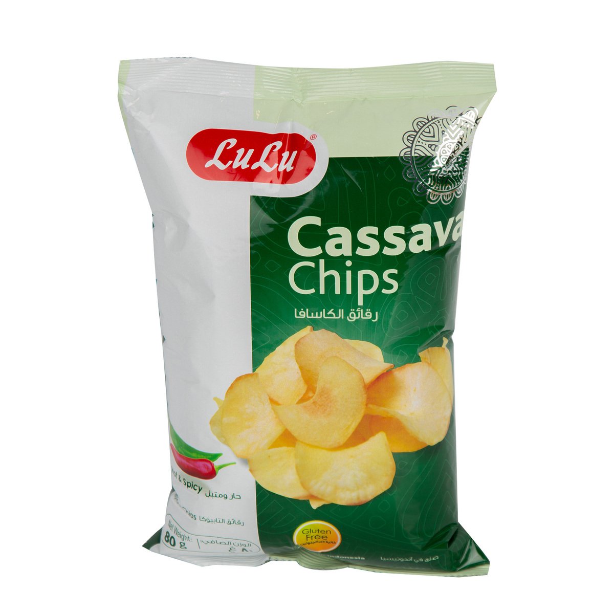 LuLu Cassava Chips Hot & Spicy 80 g