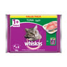 Whiskas® Tuna in Jelly, Pouch Multipack 4 x 85 g