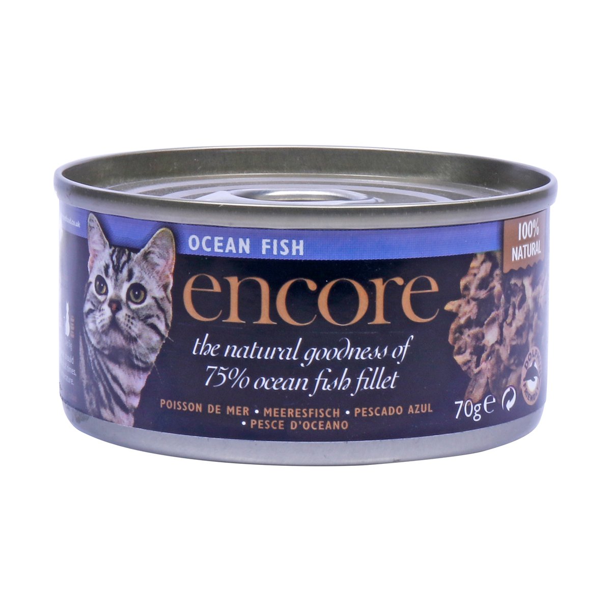 اينكور طعام القطط سمك المحيط ٧٠ جم