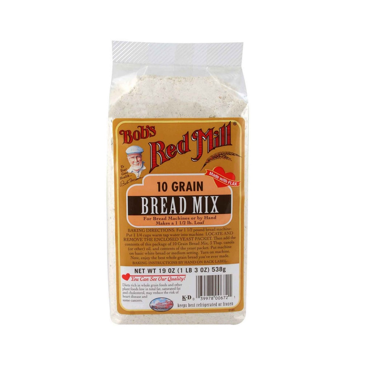 Bob's Red Mill 10 Grain Bread Mix 538g