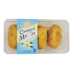 Q One Custard Muffin 8pcs Original 220g