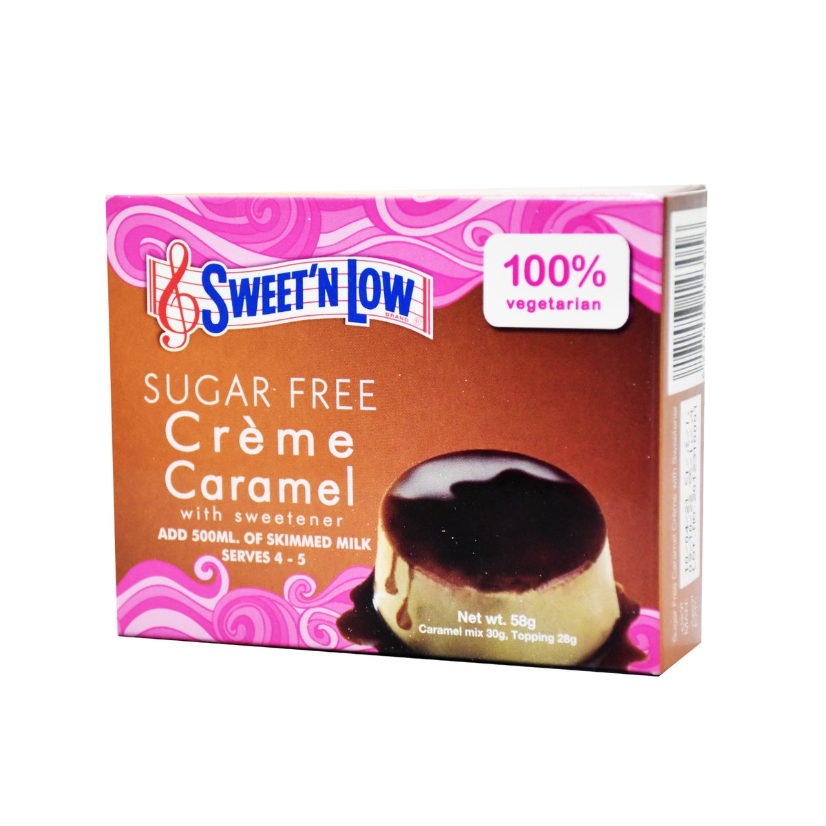 Sweet N Low Sugar Free Cream Caramel 58g