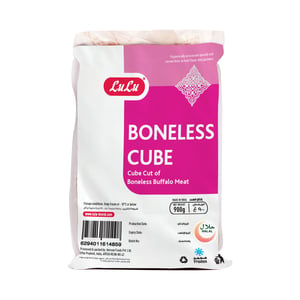 LuLu Boneless Buffalo Meat Cubes 900g