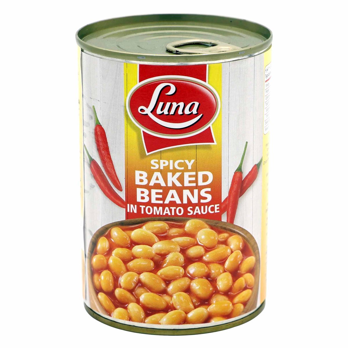 Luna Spicy Baked Beans In Tomato Sauce 400g