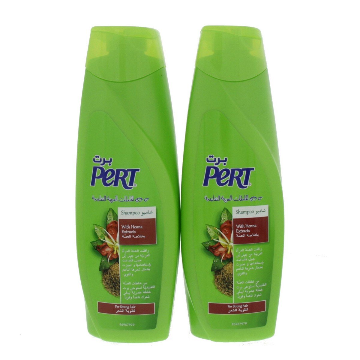 Pert Shampoo with Henna Extracts 2 x 400 ml