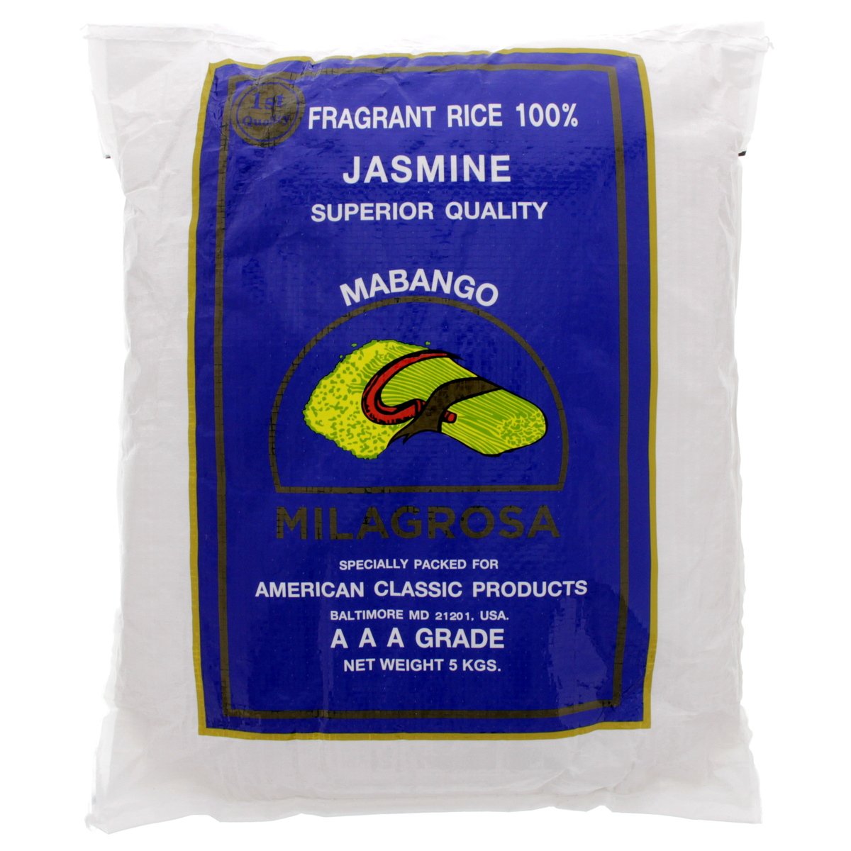 مالجروسا أرز بنكهة الياسمين 5 كجم