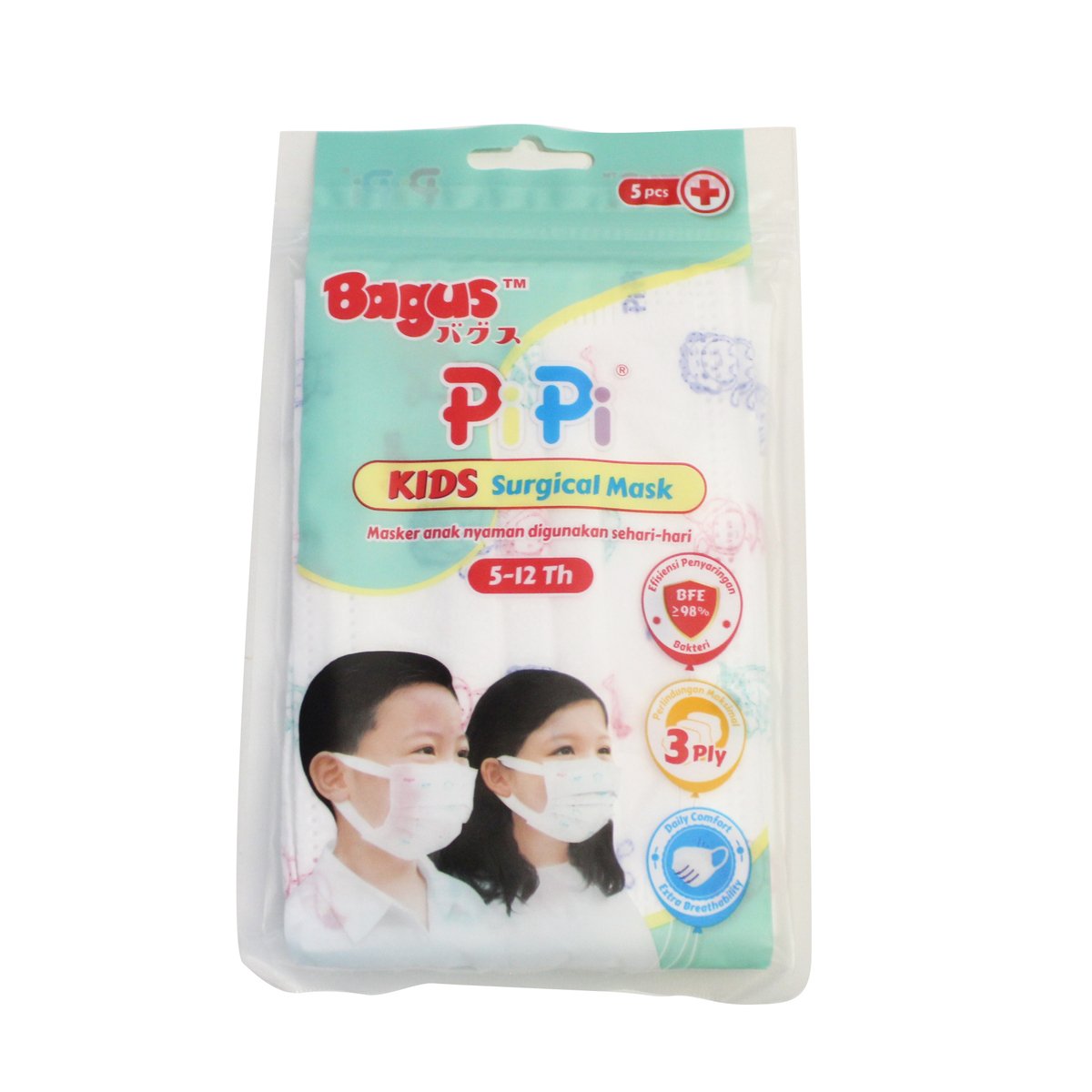 Bagus Pipi Kids Surgical Mask 5s