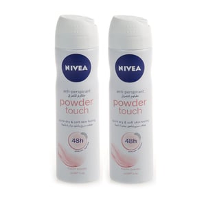 Nivea Powder Touch Deodorant 150ml x 2pcs