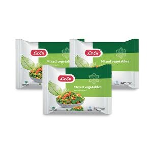 LuLu Frozen Mixed Vegetables Value Pack 3 x 400g