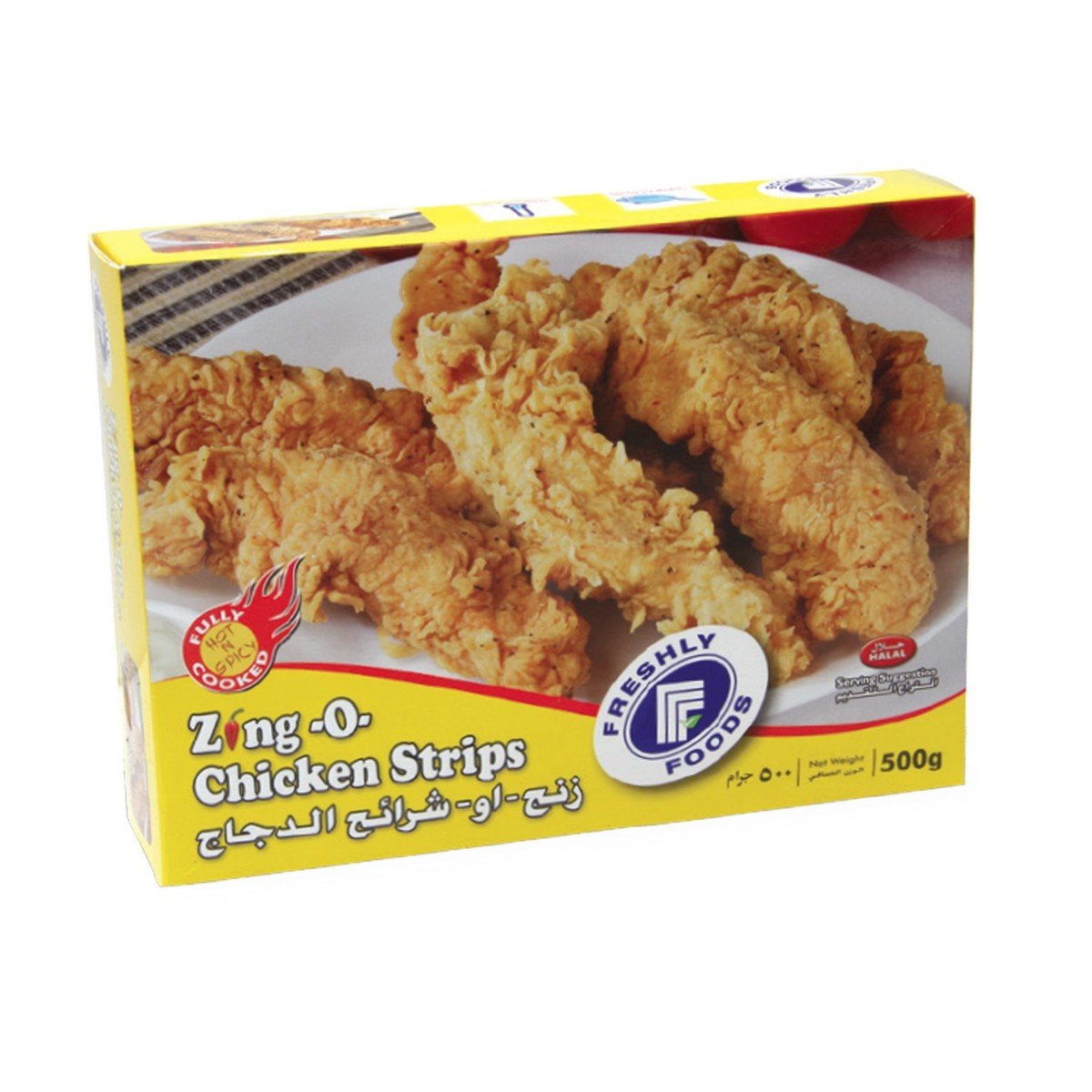 Freshly Frozen Zing-O-Chicken Strips 500g