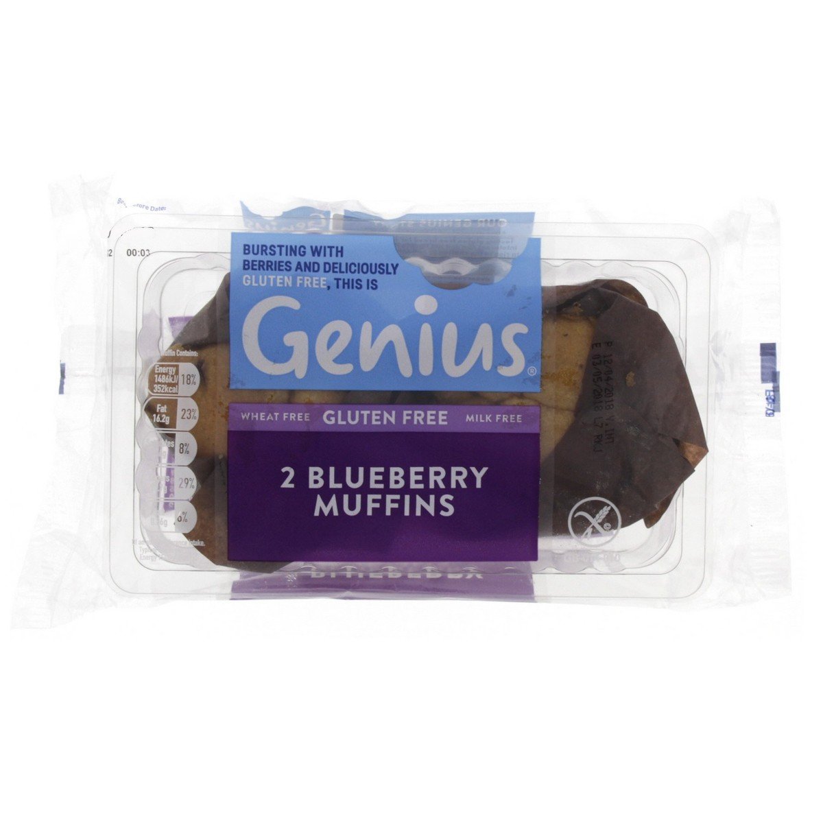 Genius Blueberry Muffins 190 g