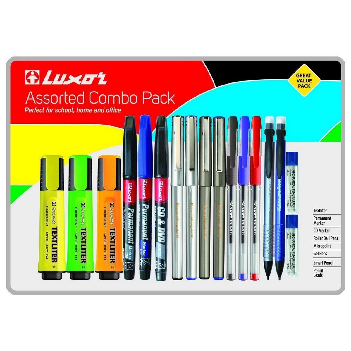 Luxor Stationery Assorted Combo Pack