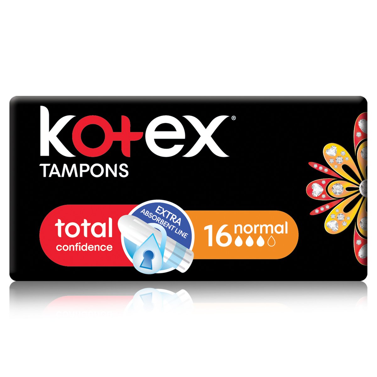 Kotex Tampons Silky Cover Size Normal 16 pcs