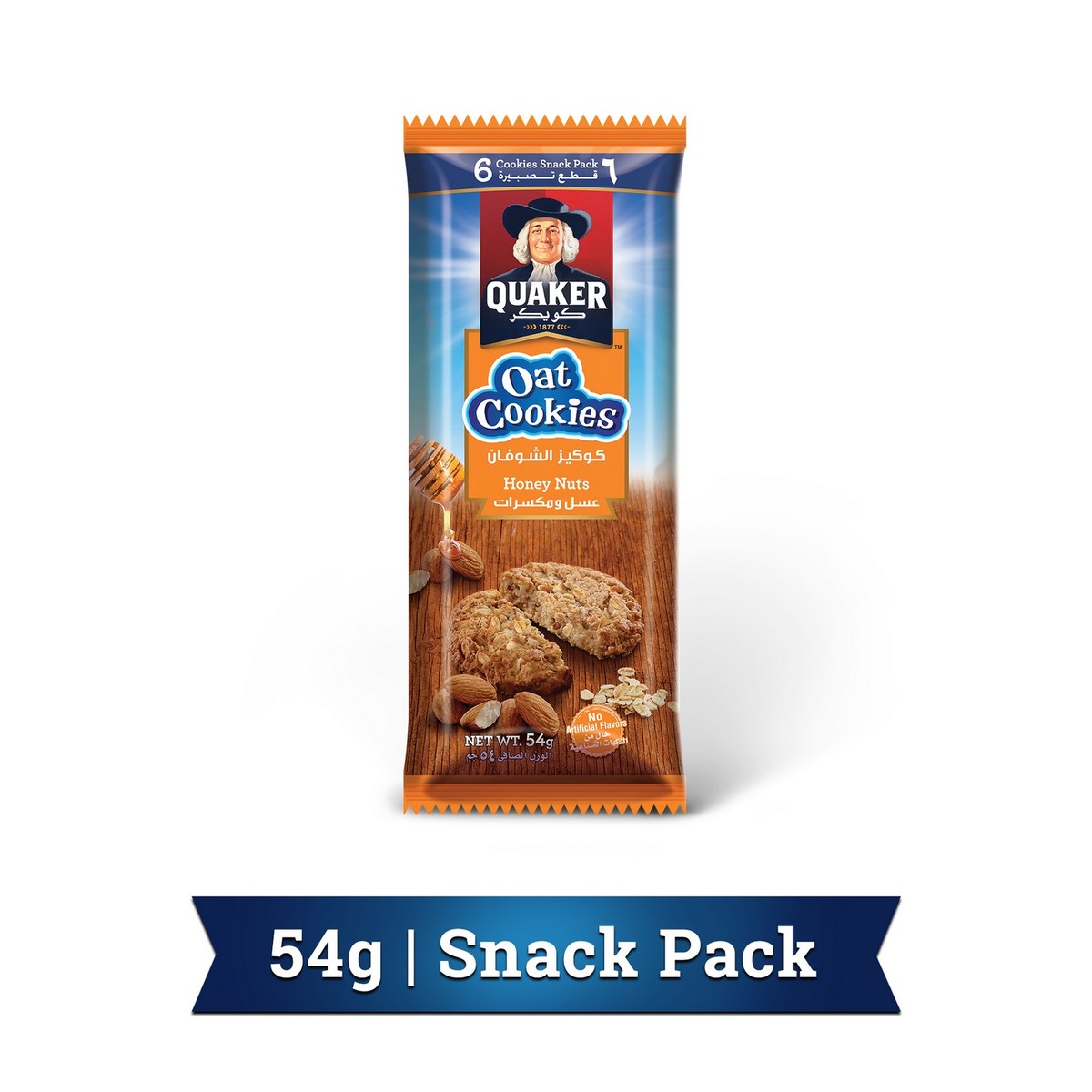 Quaker Honey Nuts Oat Cookies 54 g