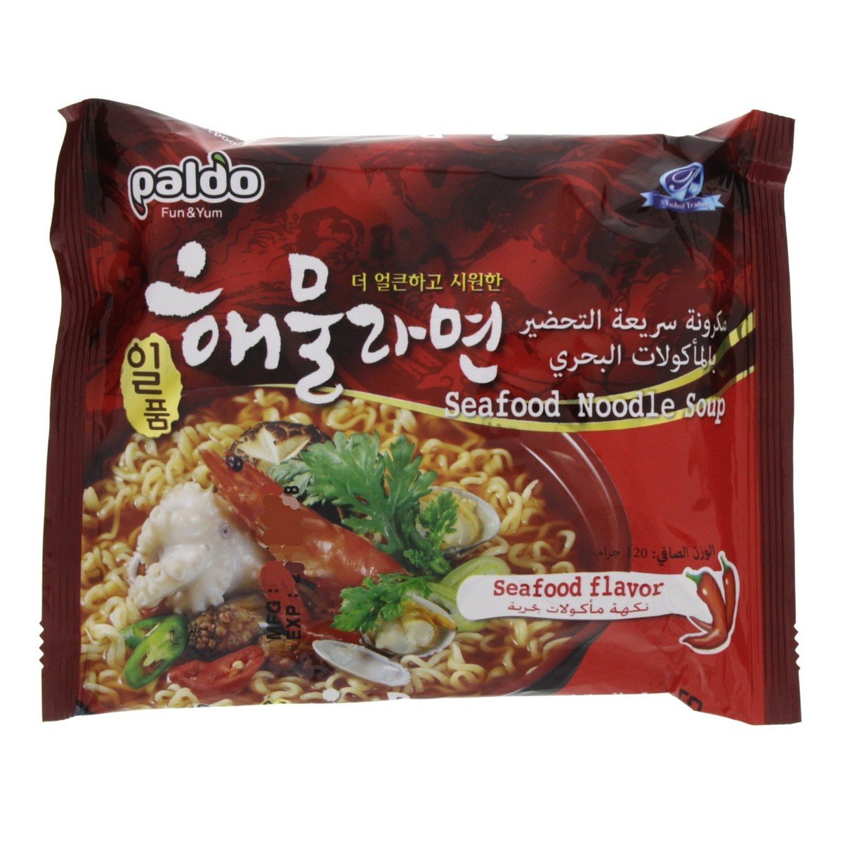 Paldo Seafood Noodles Soup 120 g